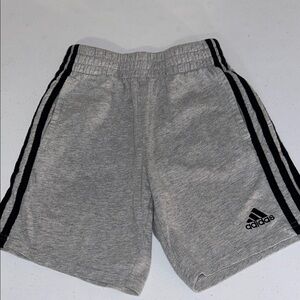 Adidas Boy’s Gray Athletic Cotton Shorts Size S (8)